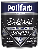 Грунт Polifarb DekoMal ГФ-021 красно-коричневый, 2,7 кг