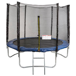 Батут Let'sGo із захисною сіткою 10" (305 см) синій