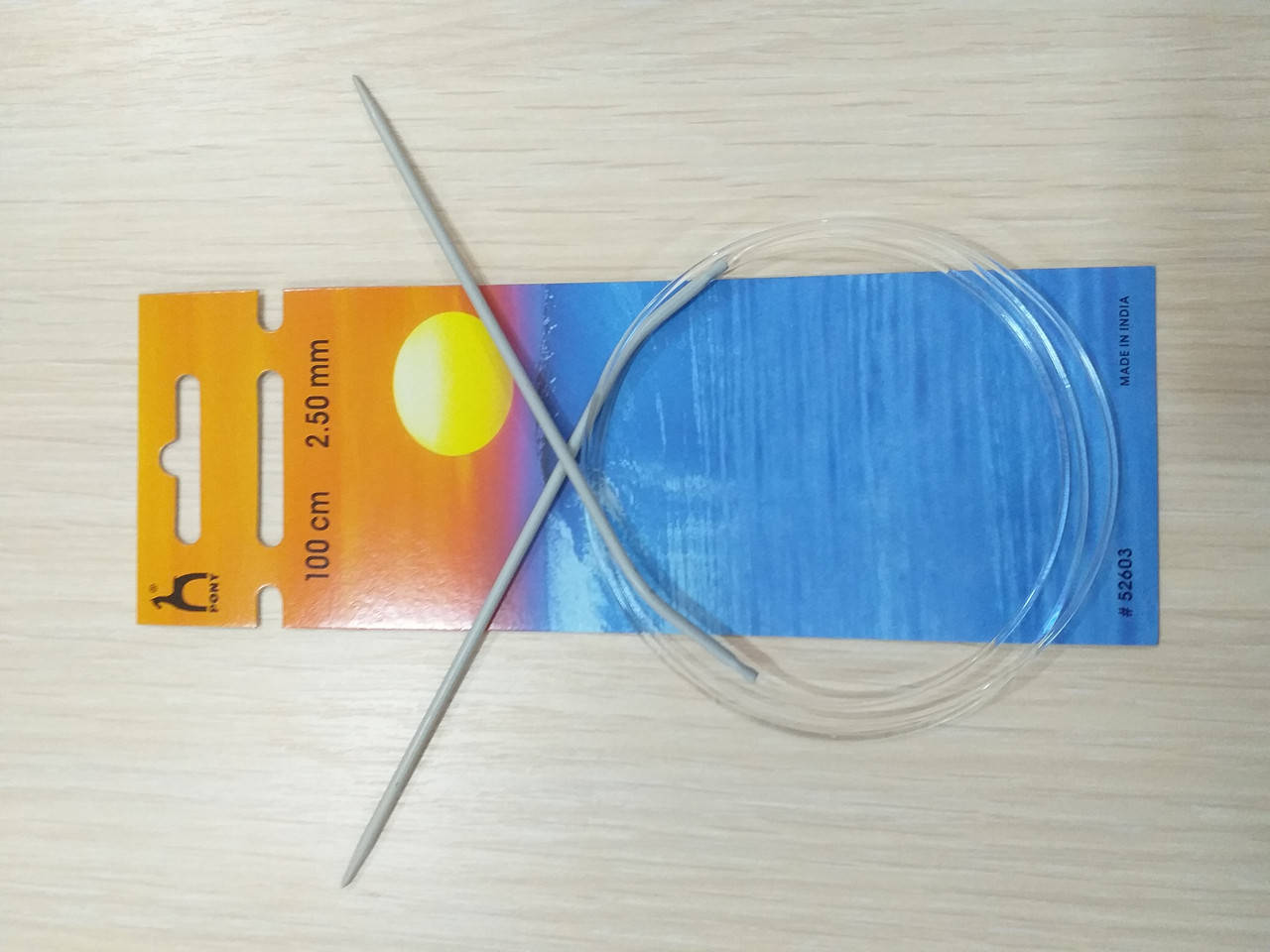 

Спицы для вязания(на леске) №2,5, Серый