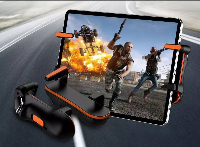 

Триггеры Union с макросами для iPad и Android планшетов геймпад PUBG Mobile Call Of Duty StandOFF 2 Fortnite, Желтый