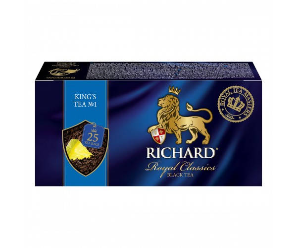 

Чай "Річард" "King's Tea" 25 пакетиків 50 г (25*2г)
