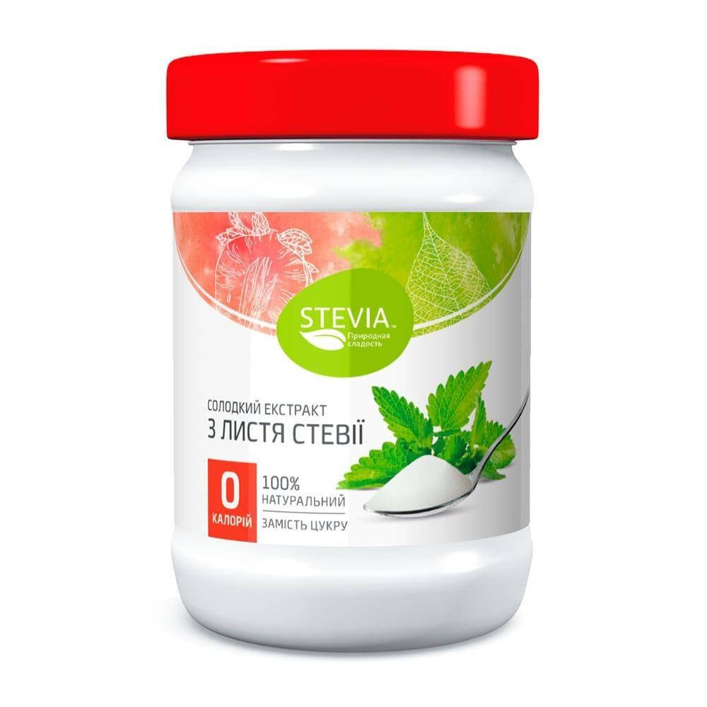 

Солодкий екстракт з листя стевії 150г STEVIA