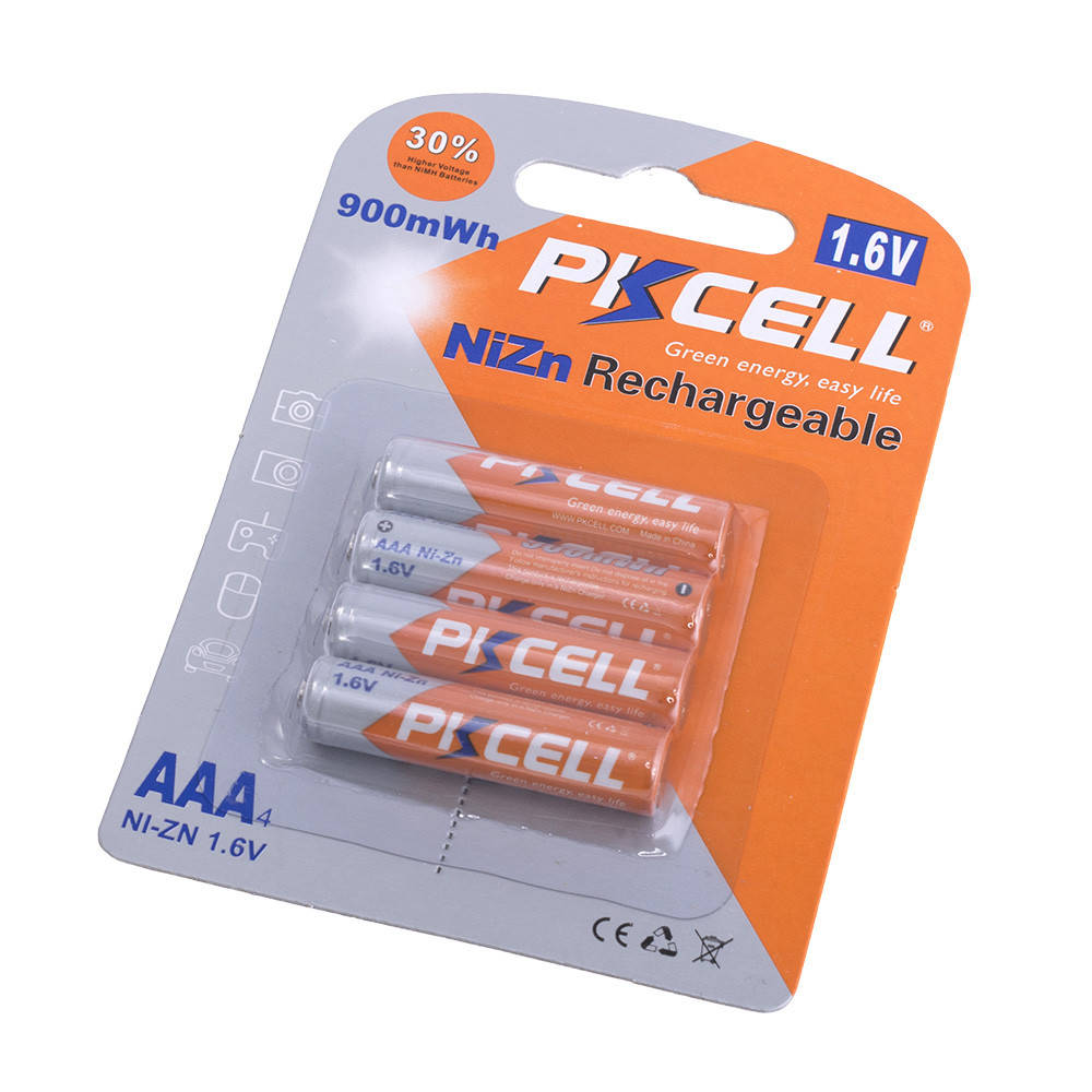 

Аккумулятор PKCELL AAA (1.6V, 900mAh) NiZn PKCELL