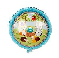 

Фольгированный круглый шар Лесные звери 18" 45 см