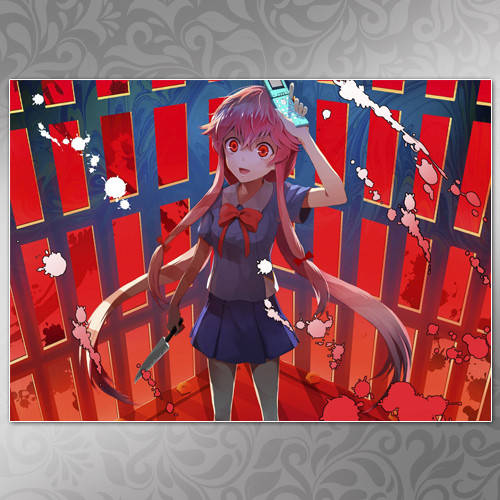 

Плакат Аниме Mirai Nikki 10