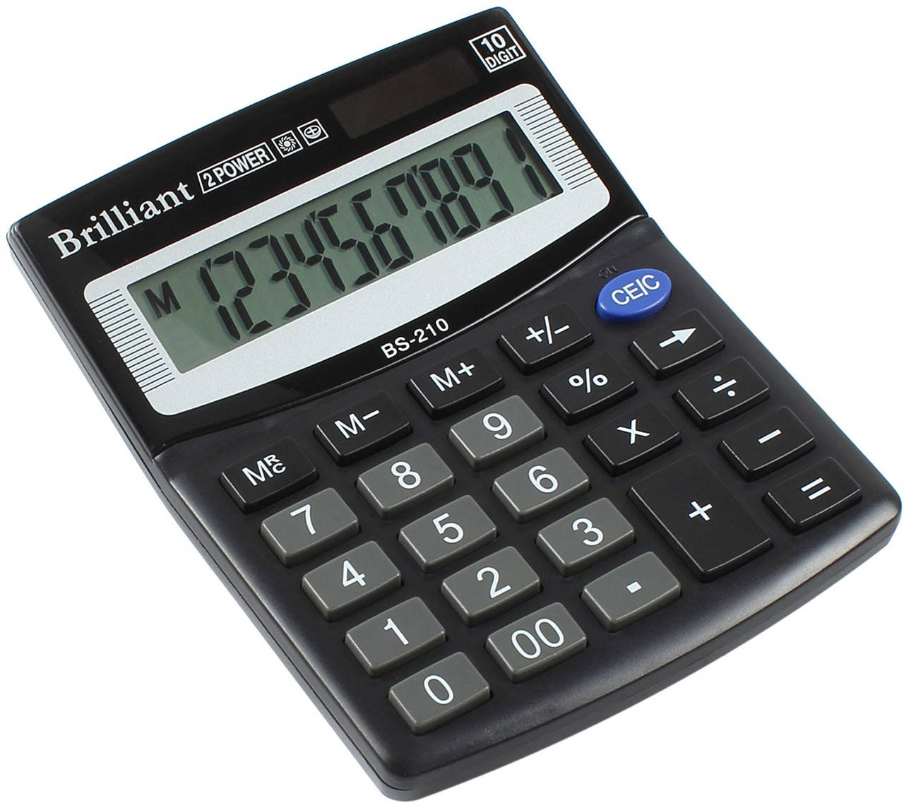 

Калькулятор "Brilliant" №BS-210 (10-розряд.)(50)
