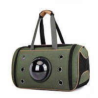 Сумка переноска для кошек и собак 54x32x27 см CosmoPet CP-02 Green