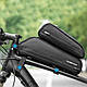 Комплект велосипедних сумок на раму або під раму велкро світловідблискувальні ROCKBROS 043 Чорний, фото 2