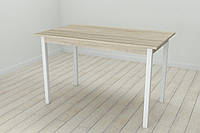 Стол кухонный Ferrum-decor Марио 75x120x70 Белый ДСП Сонома 16мм (MAR0032)