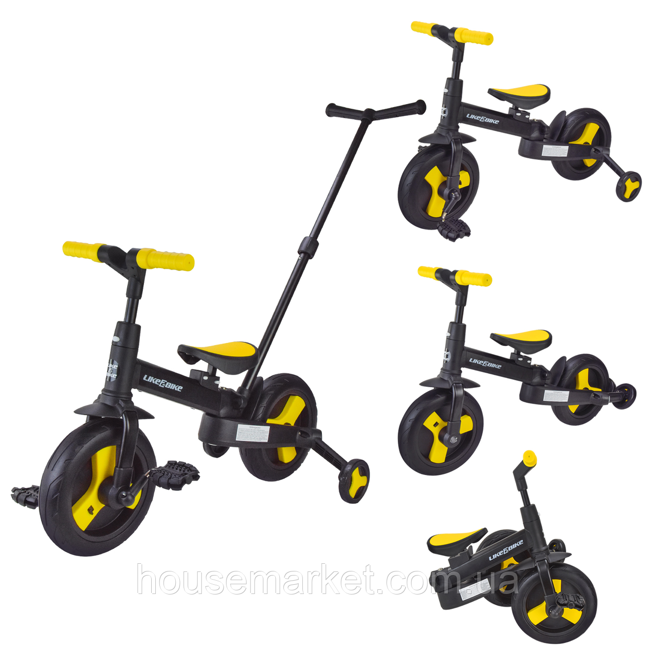 Дитячий велосипед 5 в 1, колеса 10", трансформер (велобіг, велосипед) TB2401 - фото 1 - id-p2098478394