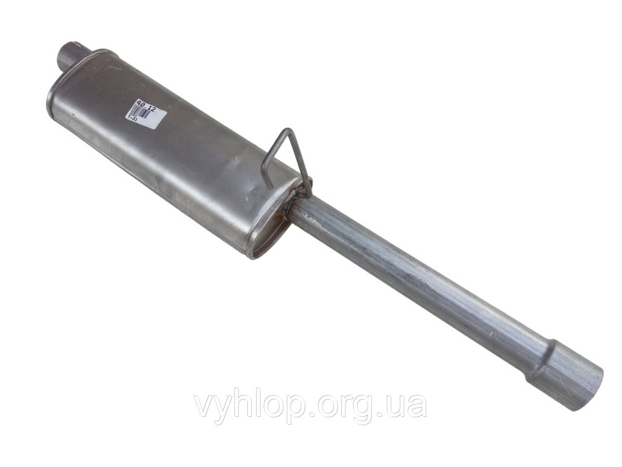 Резонатор ГАЗель-3302 (40.12) закатної бортова Польща Polmostrow алюминизированный