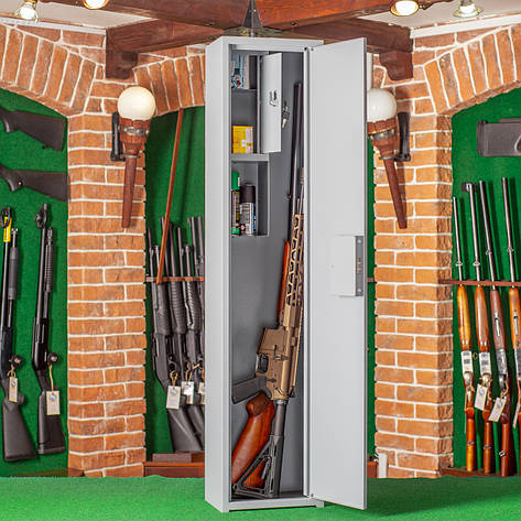 Сейф збройовий ШОО-1250, сірий BF, фото 1