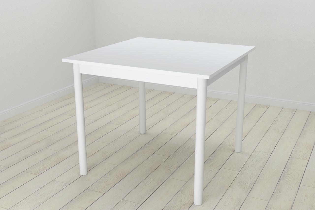 Стол кухонный Ferrum-decor Агата 75x90x90 Белый ДСП Белое 16мм (AGA0022) - фото 1 - id-p2098372701