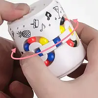 Головоломка антистрес Fidget Cans Cube Біла