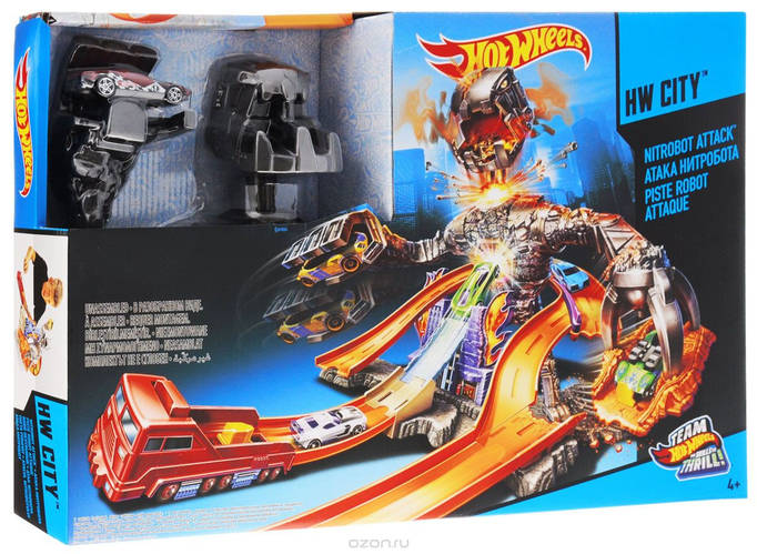 Nitrobot attack cheap hot wheels