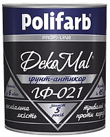 Грунт Polifarb DekoMal ГФ-021 белая, 0,9 кг