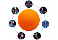 Мячик для массажа 6 см EasyFit (Изифит) TPR оранжевый
