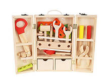 Набір дитячих інструментів дерев'яний у валізці Kruzzel