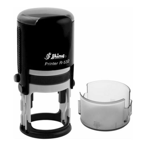 Оснастка для печатки 32 мм чорна автоматична, Shiny Printer R-532