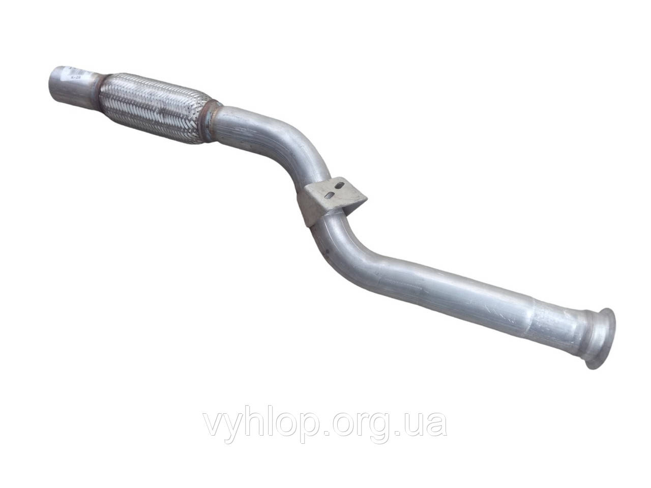 Труба приймальна Мерседес Спринтер (Mercedes Sprinter) 2.2 TD 00-06 (13.276) Polmostrow алюминизированный