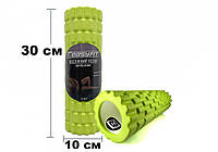 Ролик массажный 30 см EasyFit (Изифит) Grid Roller Mini зеленый