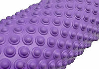 Массажный ролик EasyFit (Изифит) Grid Roller Light 33 см Фиолетовый
