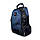 Міський рюкзак1416M два відділення, фронтальна кишеня,USB слот+кабель розм 38*27*10 синій, фото 8