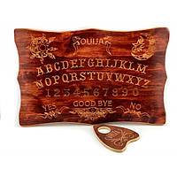 Ексклюзивна спіритична дошка Уїджа (OUIJA), англійською мовою, (46×30×1,8 см), масаж вільхи