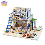 Румбокс Будиночок біля моря Blue Coast інтер'єрний конструктор DIY mini house М032, фото 3