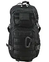 Рюкзак Комбат черный 600D Tac-Poly с Molle панелью, Тактическая сумка 28 л полиэстер 47x23x28 см vsk