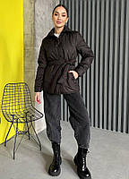 Жіноча коротка весняна куртка плащівка жіноча коротка