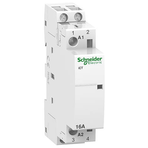 A9C22712 Контактор iCT 16A 2NO 230/240В ~ 50Гц Schneider Electric, фото 1