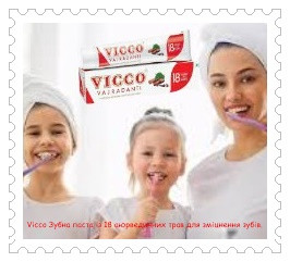 Vicco Vajradanti Зубная паста 18 аюрведических трав комплексный уход за полостью рта укрепление защита десен