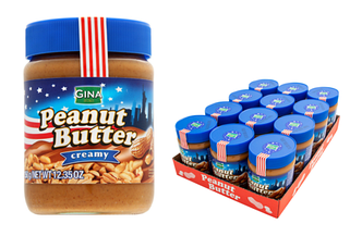 GINA Peanut Butter Creamy 350g 1/12