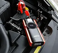 Автомобильное пускозарядное устройство 3в1 с подсветкой и компрессором для подкачки шин 400/800A 8000 mAh hop