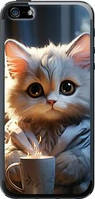 Чехол на iPhone 5 White cat "5646u-18-71002"