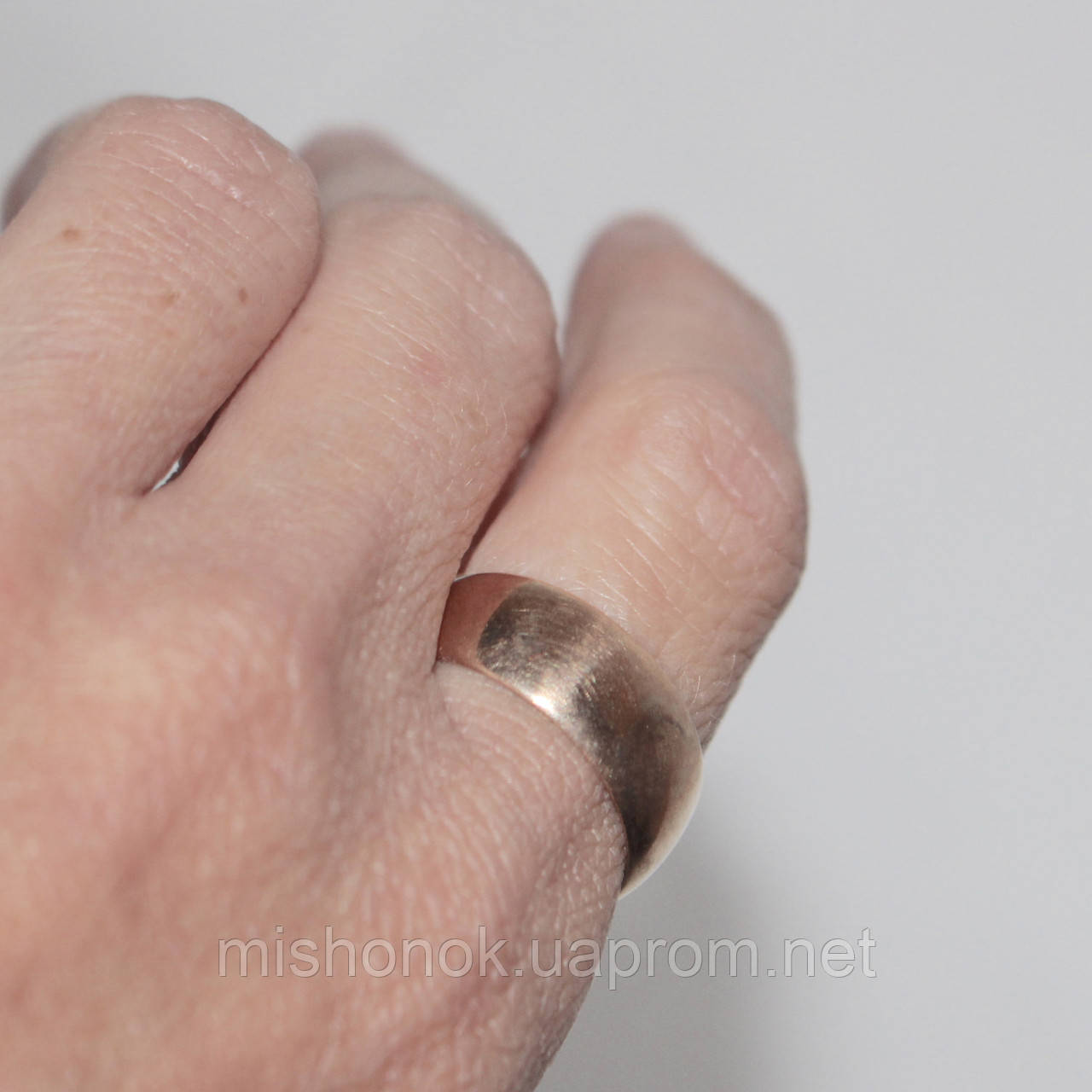 Кольцо из латуни типа обручального, размер 18 мм, ширина 5,5-6 мм - фото 3 - id-p2098548039