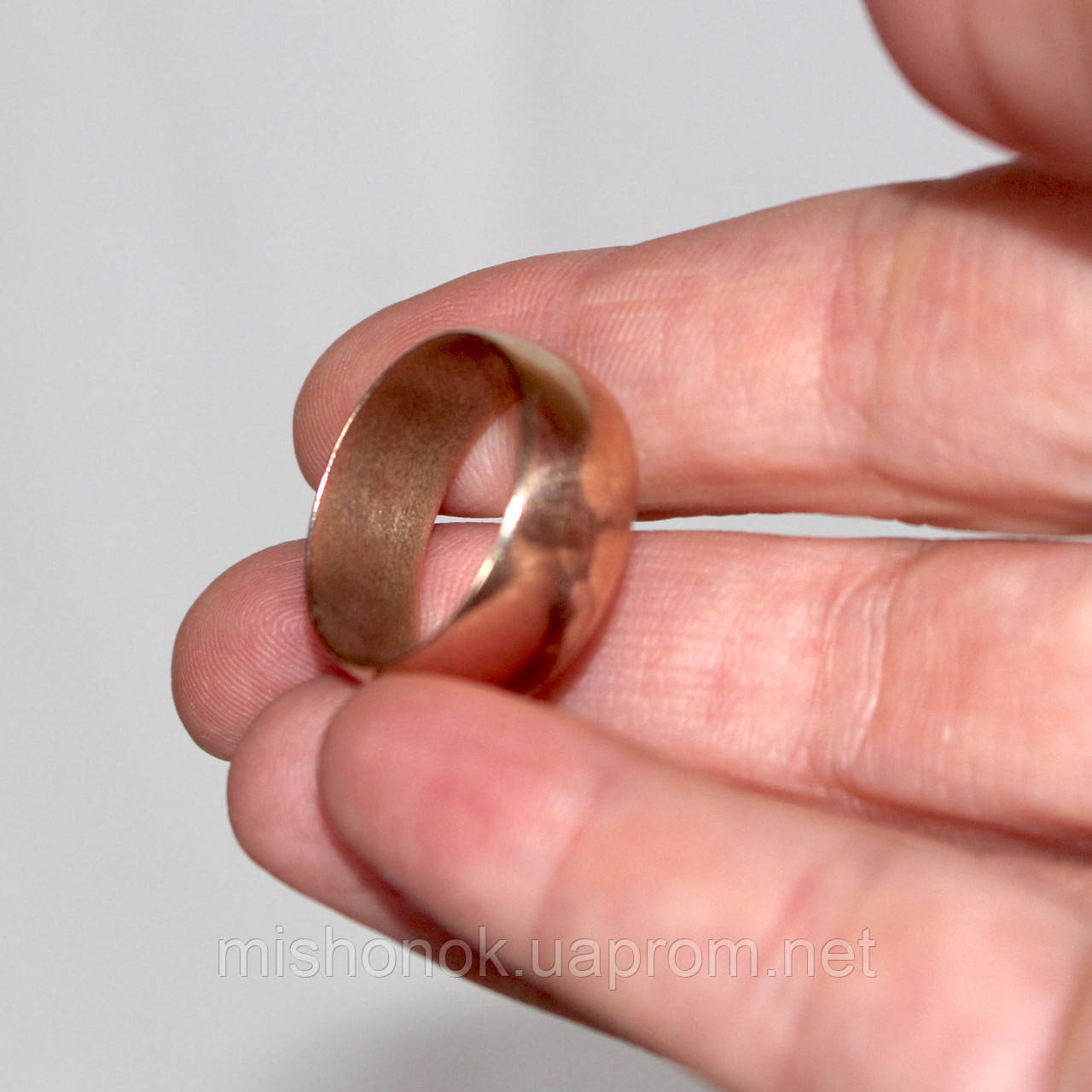 Кольцо из латуни типа обручального, размер 18 мм, ширина 5,5-6 мм - фото 6 - id-p2098548039