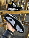 Чоловічі кросівки Nike SB Air Jordan Retro 4 (black / white) ||, фото 8