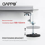 Душовий трап GAPPO G89007-1, 70х900мм, нержавіюча сталь, сатин, фото 4