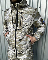 Демисезонная тактическая куртка, Terra водоотталкивающая армейская куртка осень-весна зсу Пиксель НАТО, XL