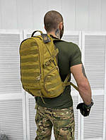 Тактический небольшой рюкзак койот Армейский рюкзак трехдневный кайот Милитари военный рюкзак 35 литров