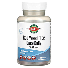 Червоний ферментований рис KAL "Red Yeast Rice Once Daily" 1200 мг (60 таблеток)