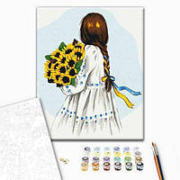 Картина по номерам Цветы Украины ©Alla Berezovska BS53075