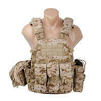 Плитоноска Emerson LBT6094A Plate Carrier с подсумками