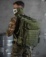 Оливковый тактический рюкзак 45л Армейский военный рюкзак 40 литров молле