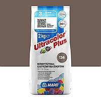 Цементная затирка MAPEI Ultracolor Plus 136 (гончарная глина) 5 кг (6013605A)