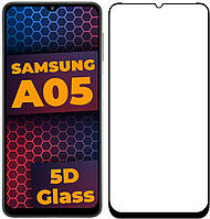 5D стекло Samsung Galaxy A05 A055 (Защитное Full Glue) Black