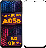 5D стекло Samsung Galaxy A05s A057 (Защитное Full Glue) Black
