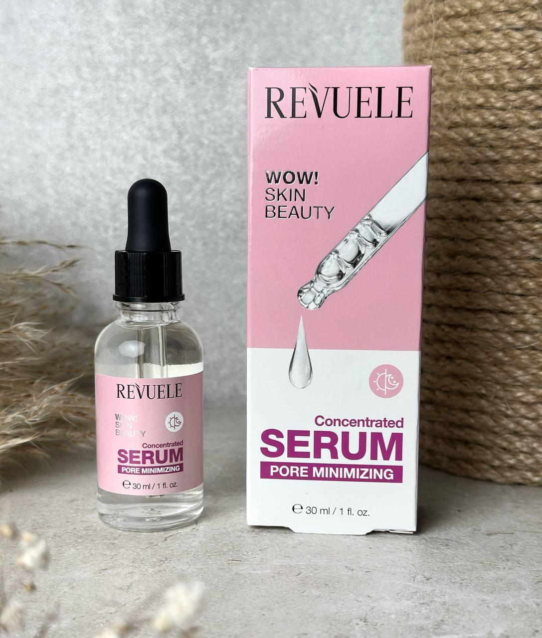 Сироватка для обличчя для мінімізації пор Revuele Wow Skin Beauty, 30 мл
